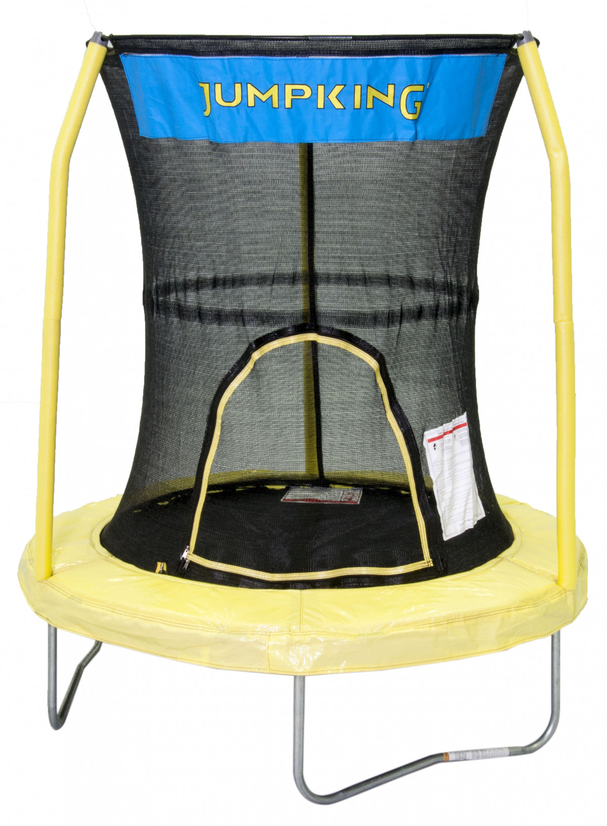 55 Trampoline With 3 Poles Enclosure System Yellow Model Bzjp55y 55 Trampolines Trampolines