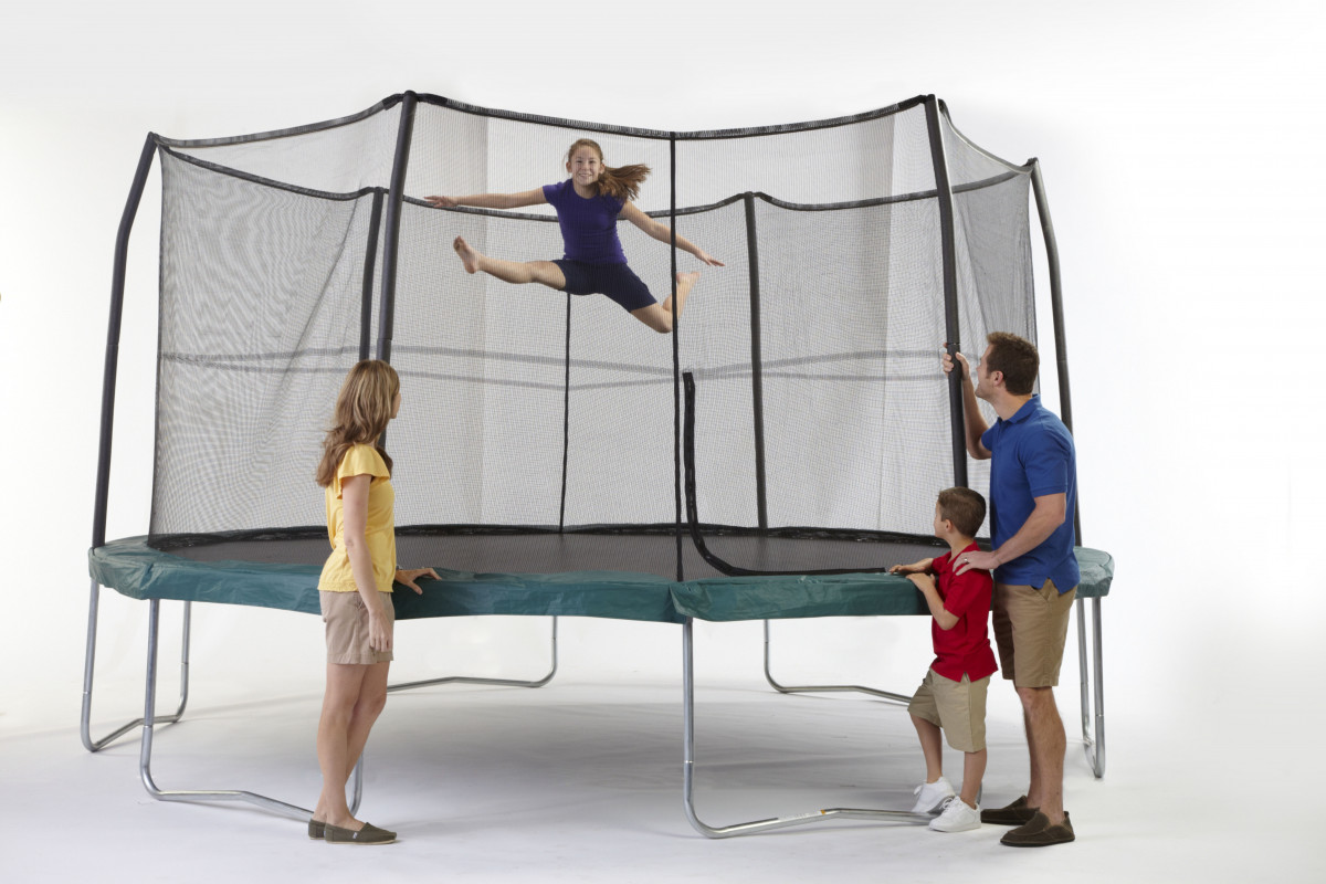 15 Jumppod Trampoline And Enclosure With 6 Poles 6 Legs Model Jk1521c1 Dal Trampolines