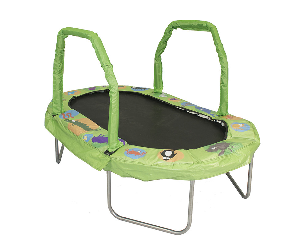 Jk3866gn Jumpking Mini Oval 38 X 66 With Green Pad Trampolines
