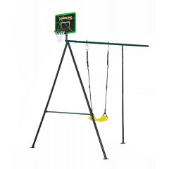 Jumpking Multi-Activity Add-On – Swing, Basketball & Fire Pole Extension (Compatible with JKCF)