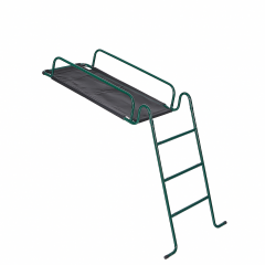 JumpKing Climbing Bridge/Ladder Accessory – Compatible Add-On for 2-Level Climbing Den Playset (Compatible with JKCF)