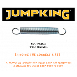 Jumpin Spring JumpKing 7.5″ Springs Set of 20 – Heavy‑Duty Trampoline Replacement Springs