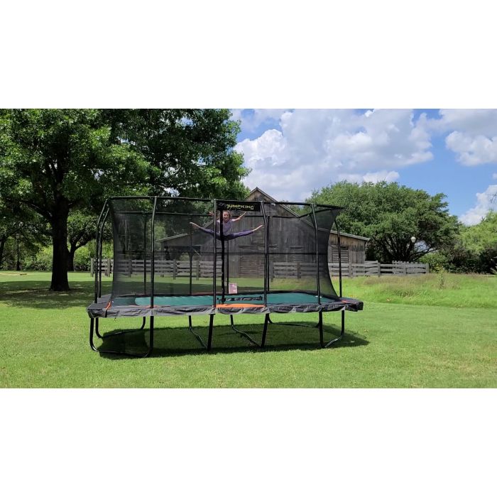JumpKing Pro-Series 10'x16' Rectangle Trampoline - Outdoor/Indoor