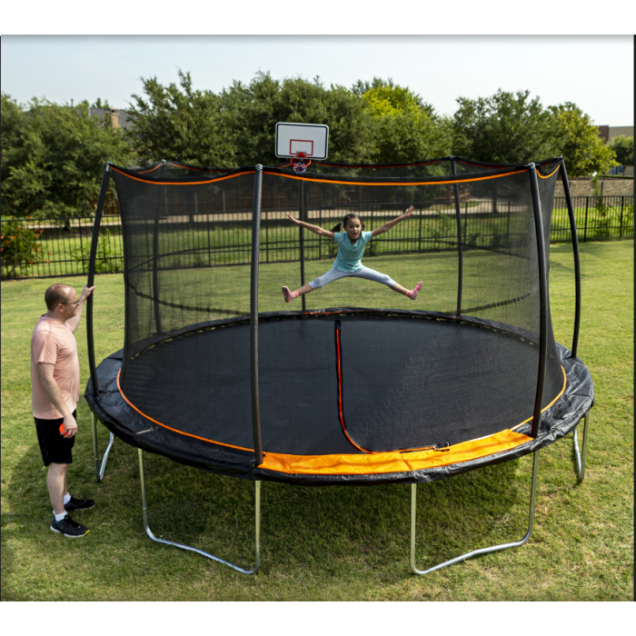Jumpking Trampoline 14’ Round Trampoline  T-Joint Used 