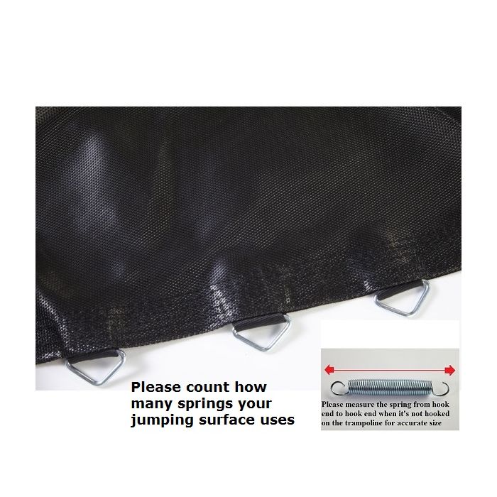 Jumping Surface For 10X15ft Rectangular Trampoline with 108 V